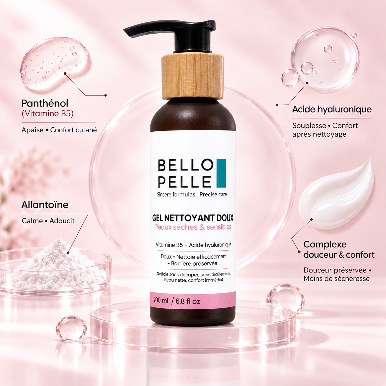 Gel Nettoyant Doux — Peaux sèches & sensibles — vue 3
