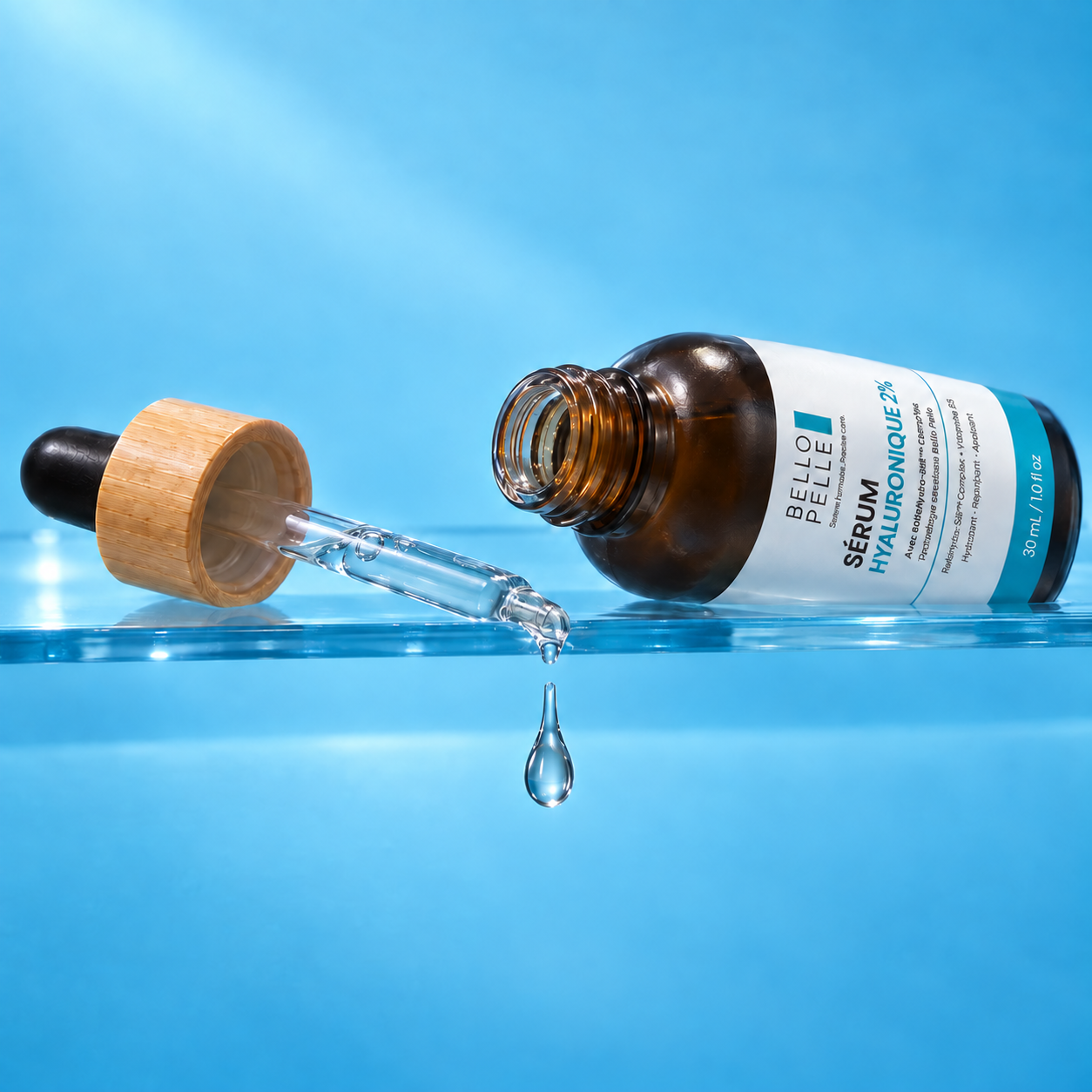 Vue complémentaire de Sérum Acide Hyaluronique 2% + Protéines de Soie